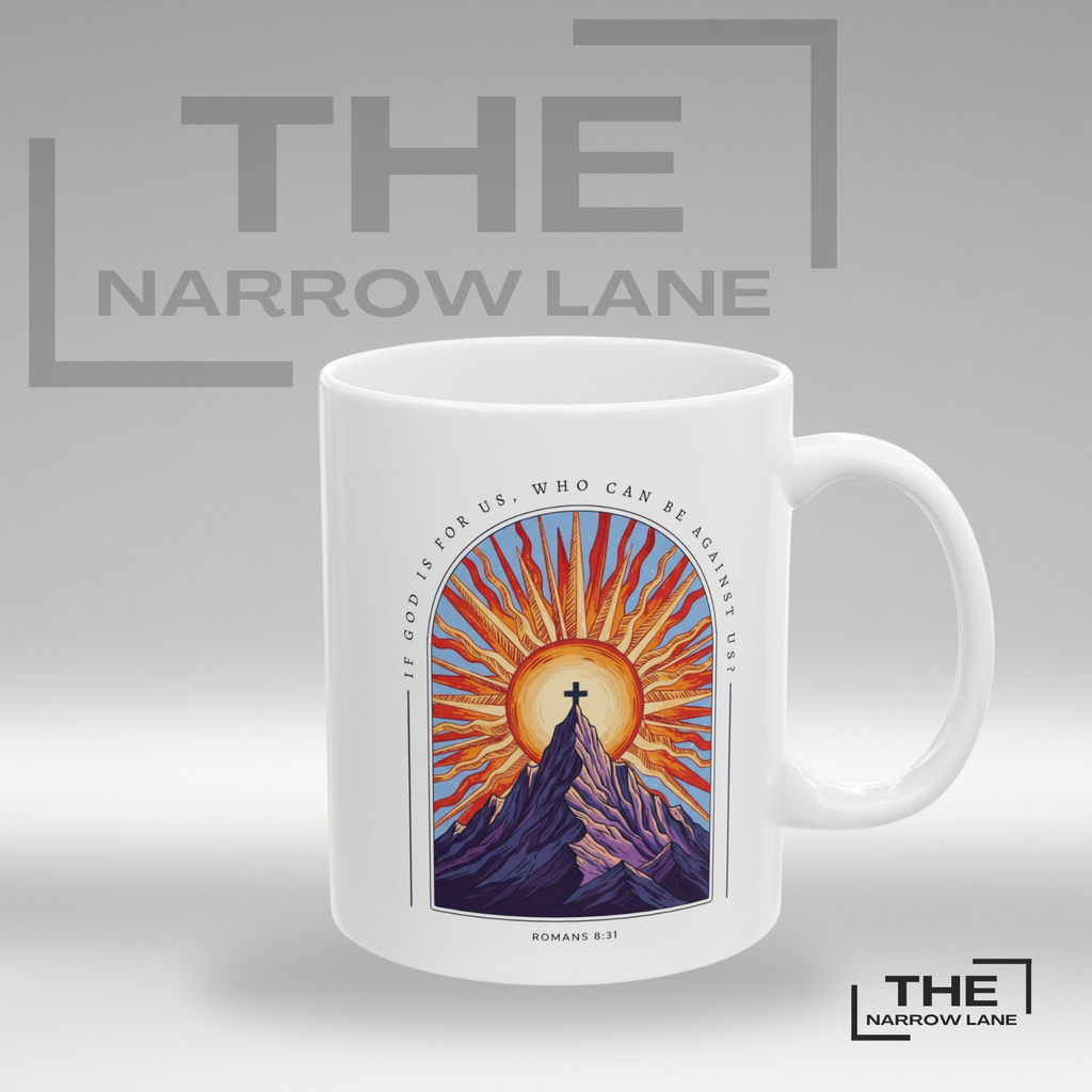 God Is With Us White Ceramic Mug