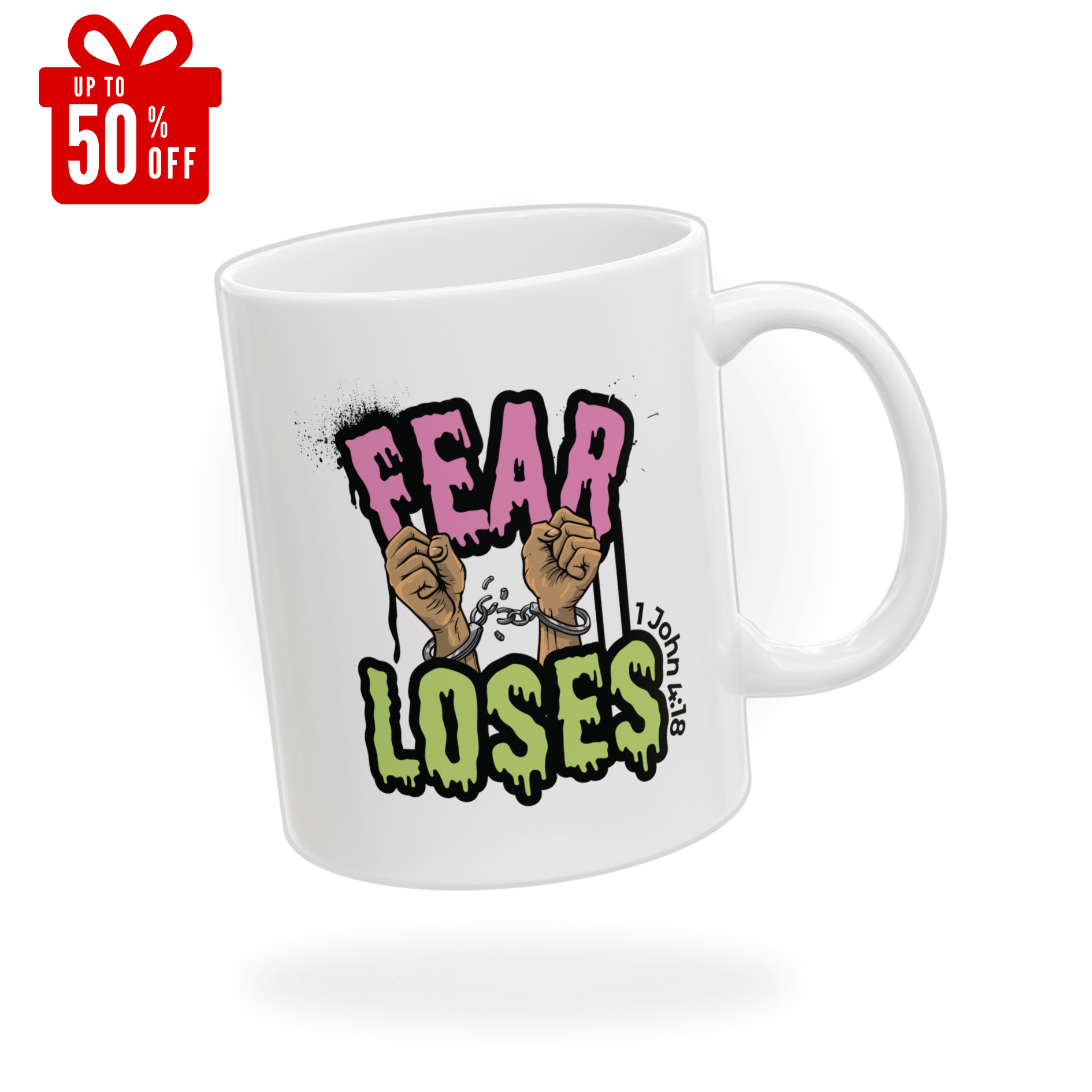 Fear Loses Ceramic Mug | Personalized