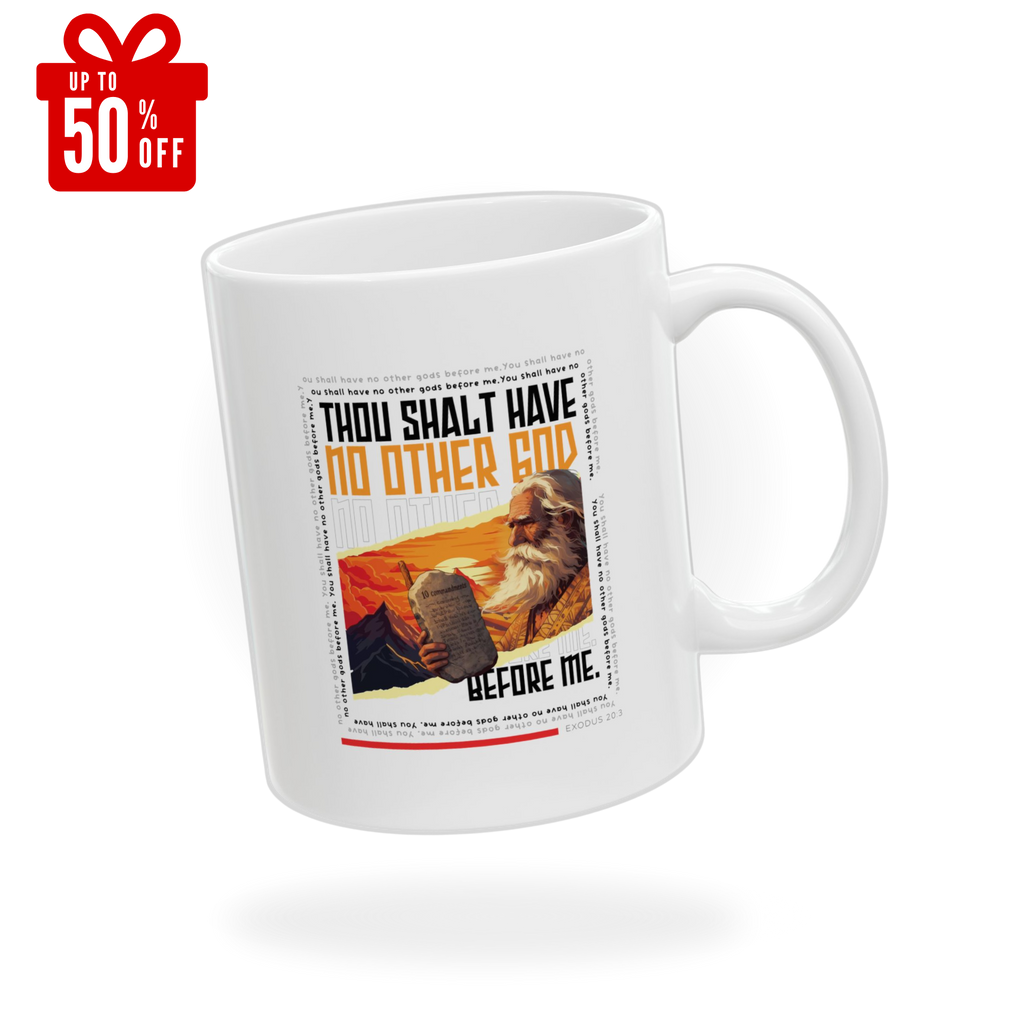 No Other God White Ceramic Mug | Personalized