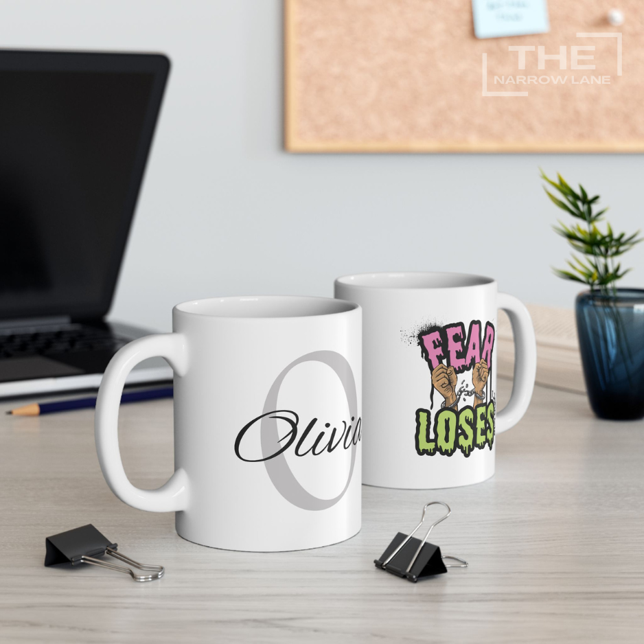 Fear Loses Ceramic Mug | Personalized