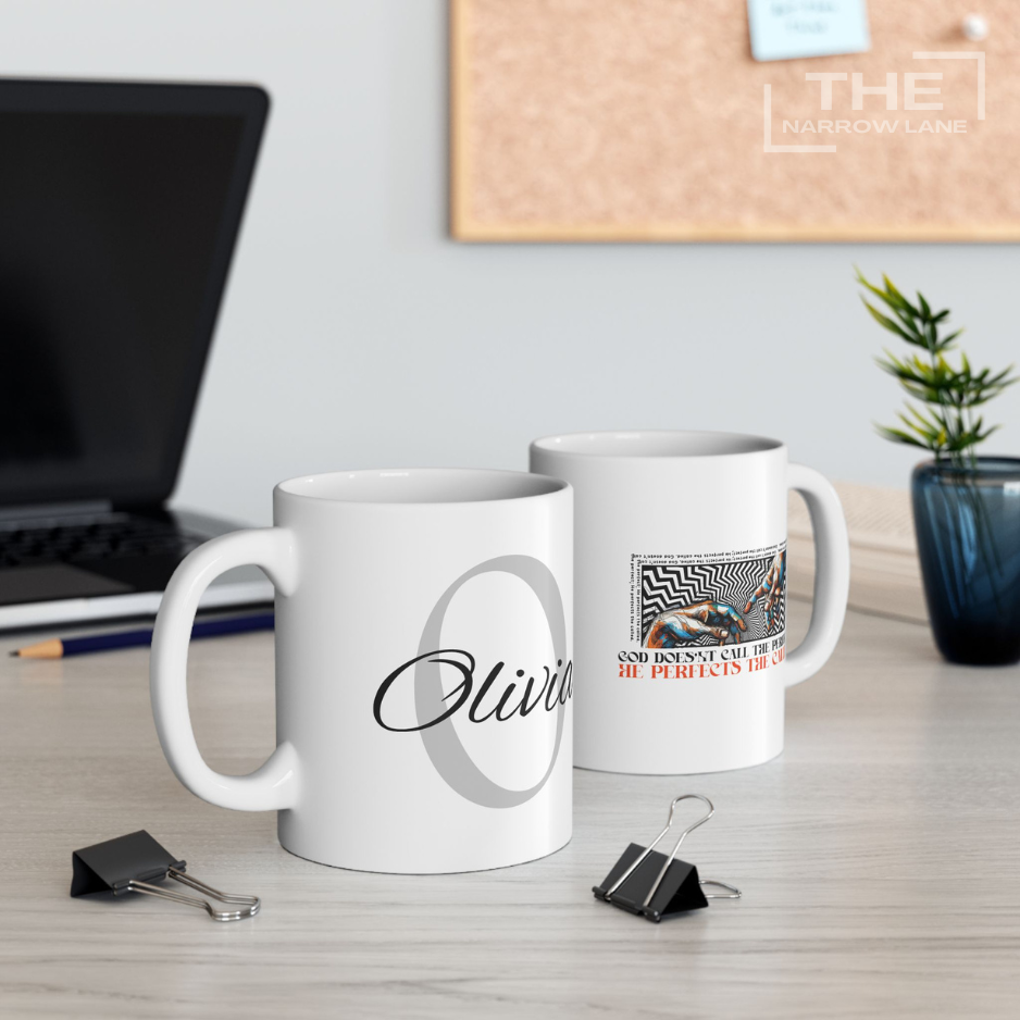 Called & Chosen White Ceramic Mug | Personalized