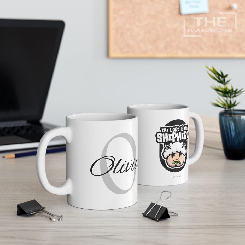I Am Shepherd White Ceramic Mug | Personalized