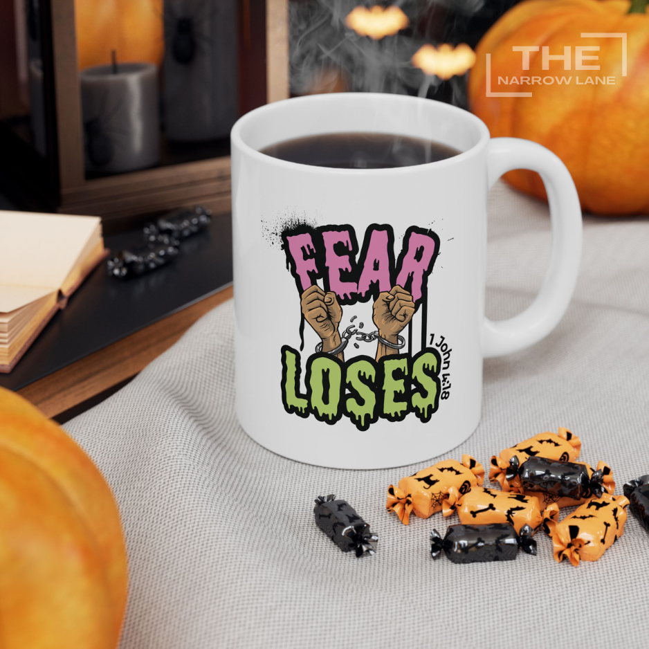 Fear Loses Ceramic Mug | Personalized