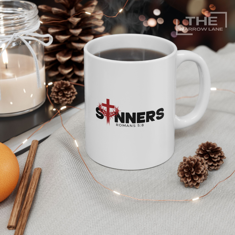 Still Sinners White Ceramic Mug | Personalized