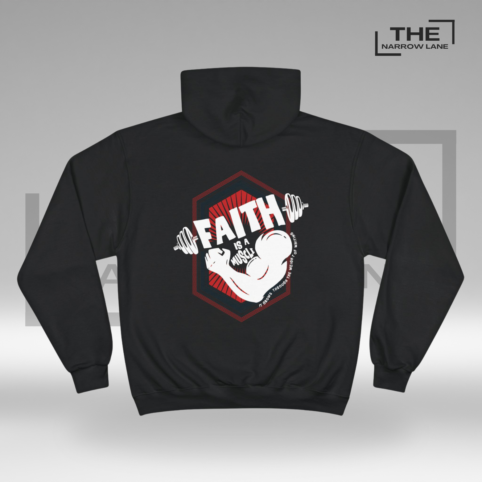 Faith is a Muscle Champion Hoodie