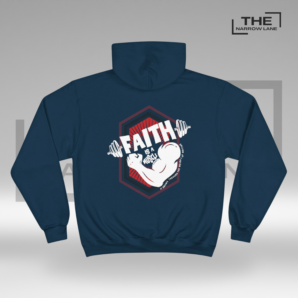 Faith is a Muscle Champion Hoodie
