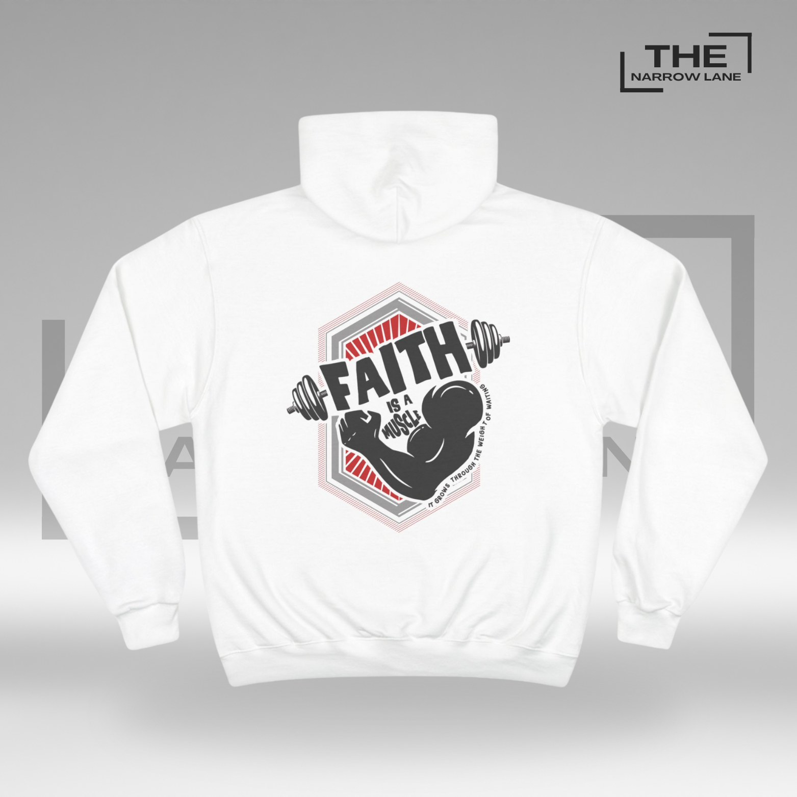 Faith is a Muscle Champion Hoodie