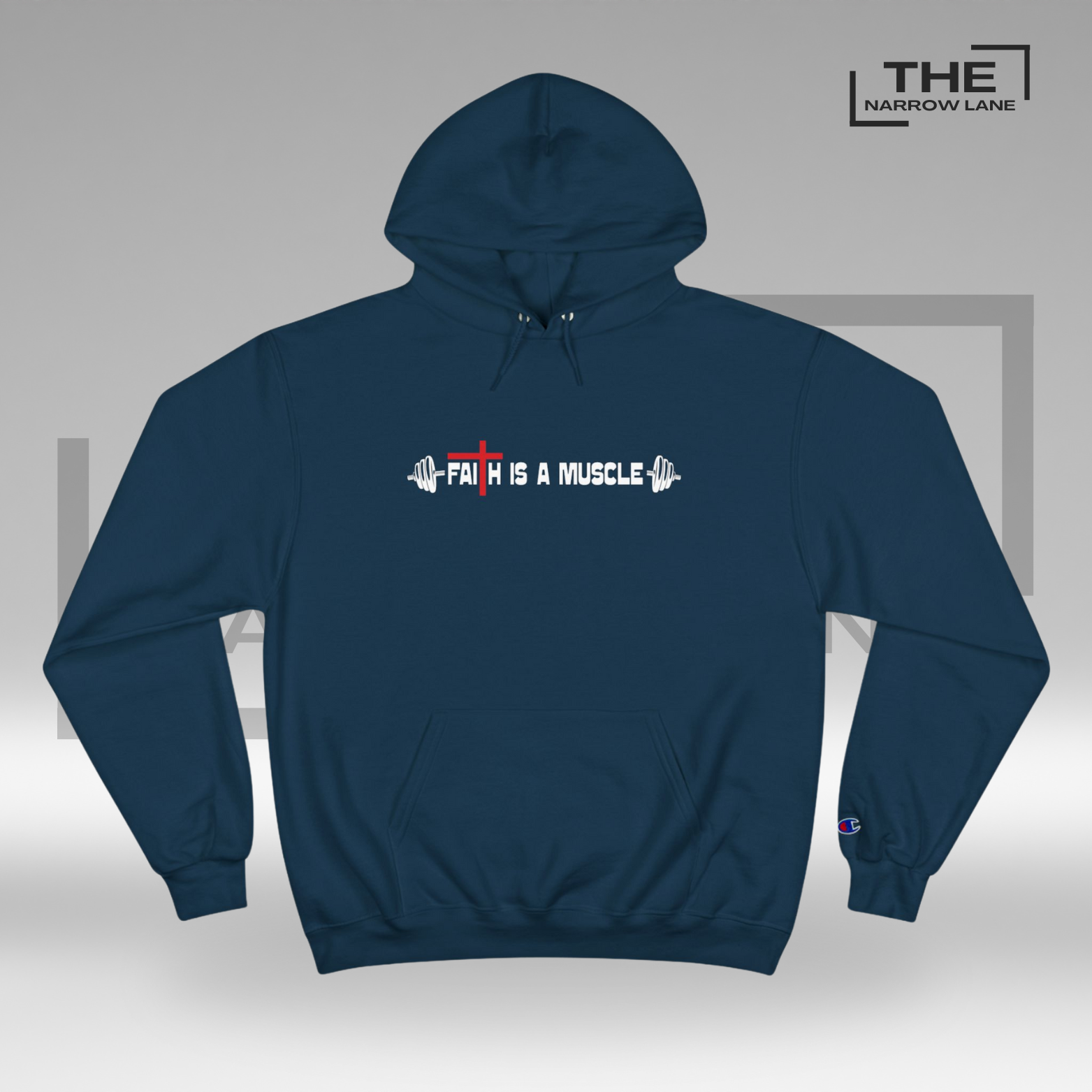 Faith is a Muscle Champion Hoodie