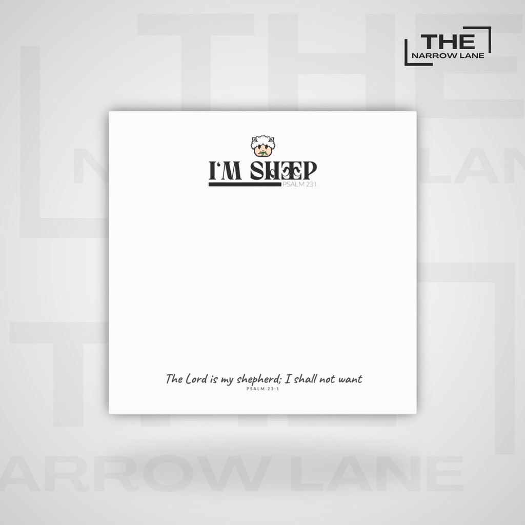 The Shepherd Post-it® Note Pads | Psalm 23:1