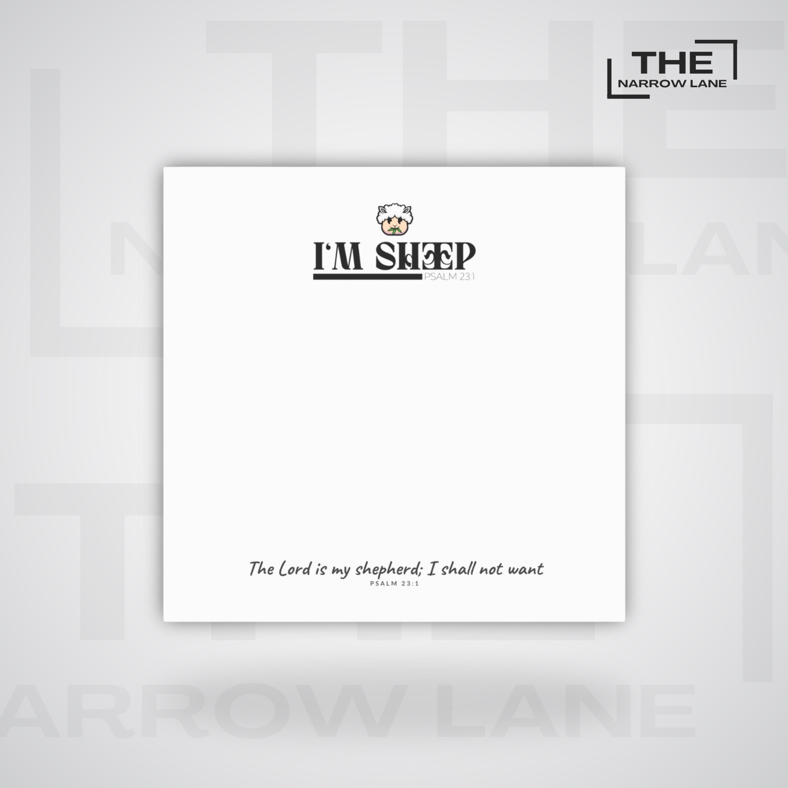 The Shepherd Post-it® Note Pads | Psalm 23:1