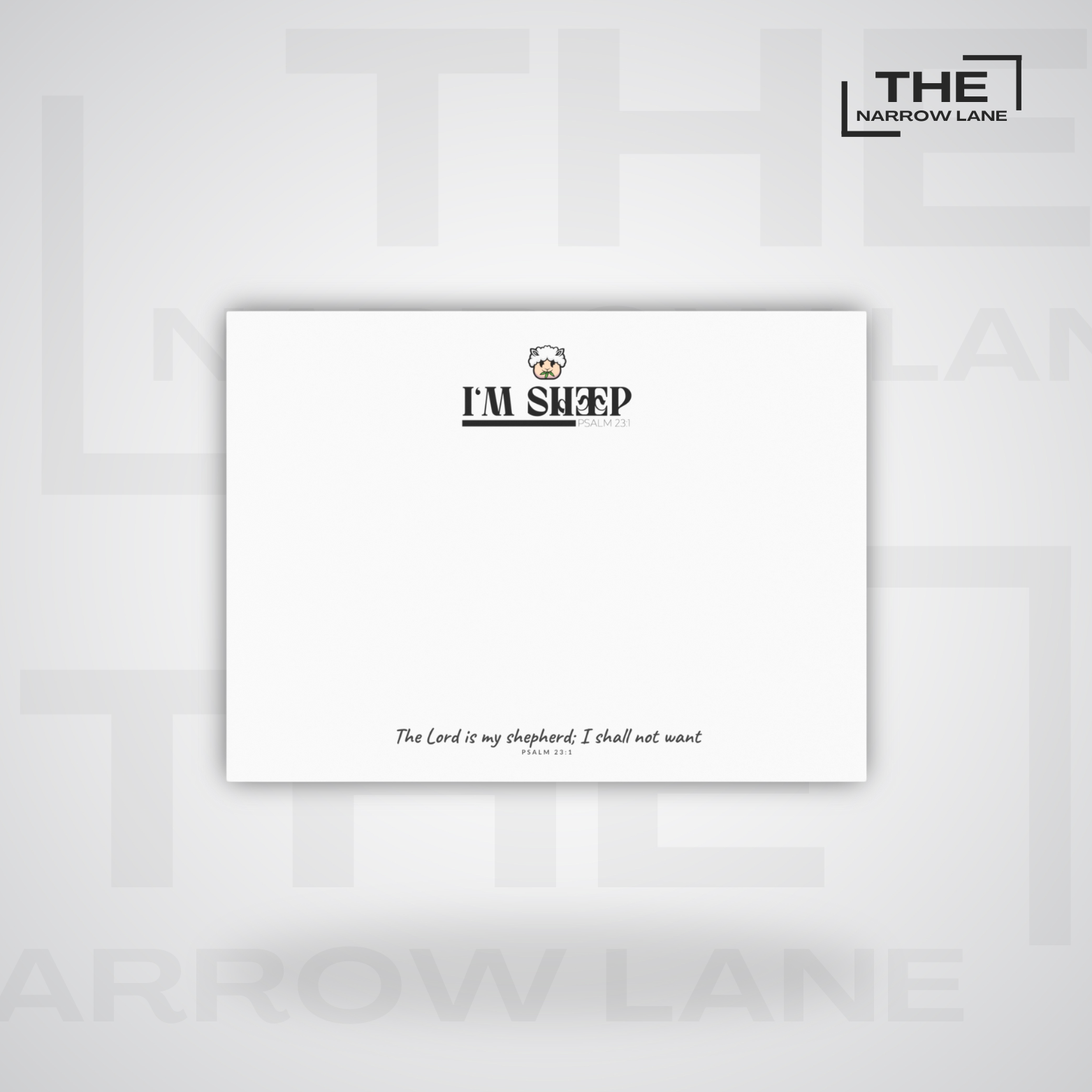 The Shepherd Post-it® Note Pads | Psalm 23:1