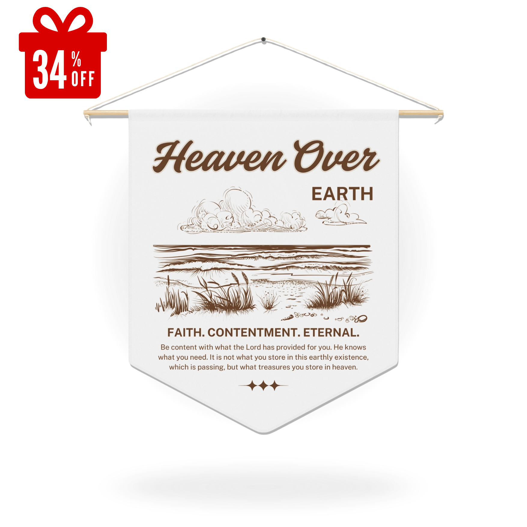 Beyond The Earth Wall Pennant