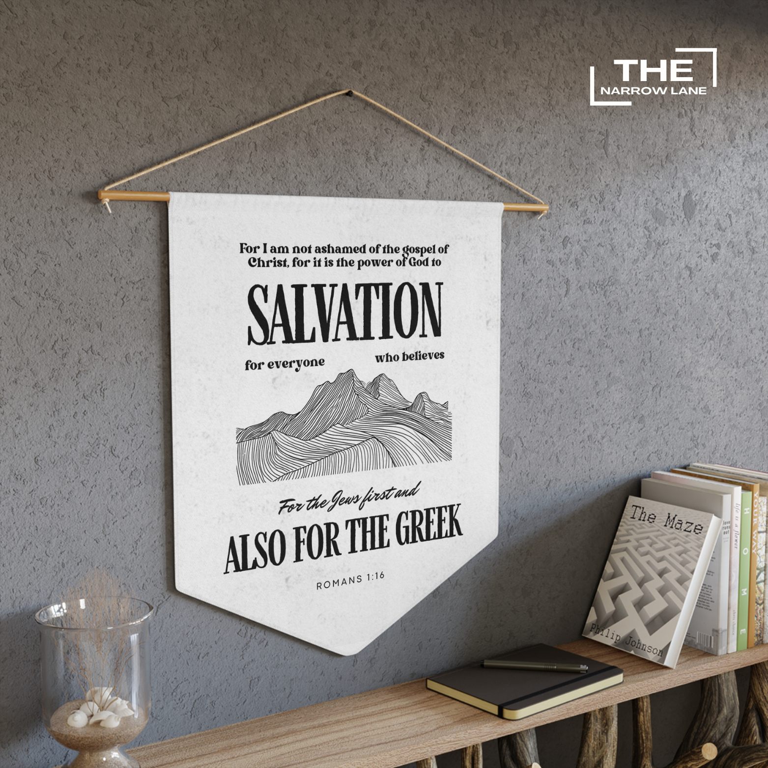 Unashamed Faith Wall Pennant