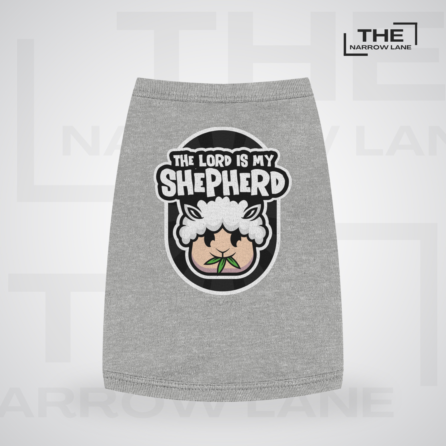 The Shepherd Pet Tank Top | Psalm 23:1