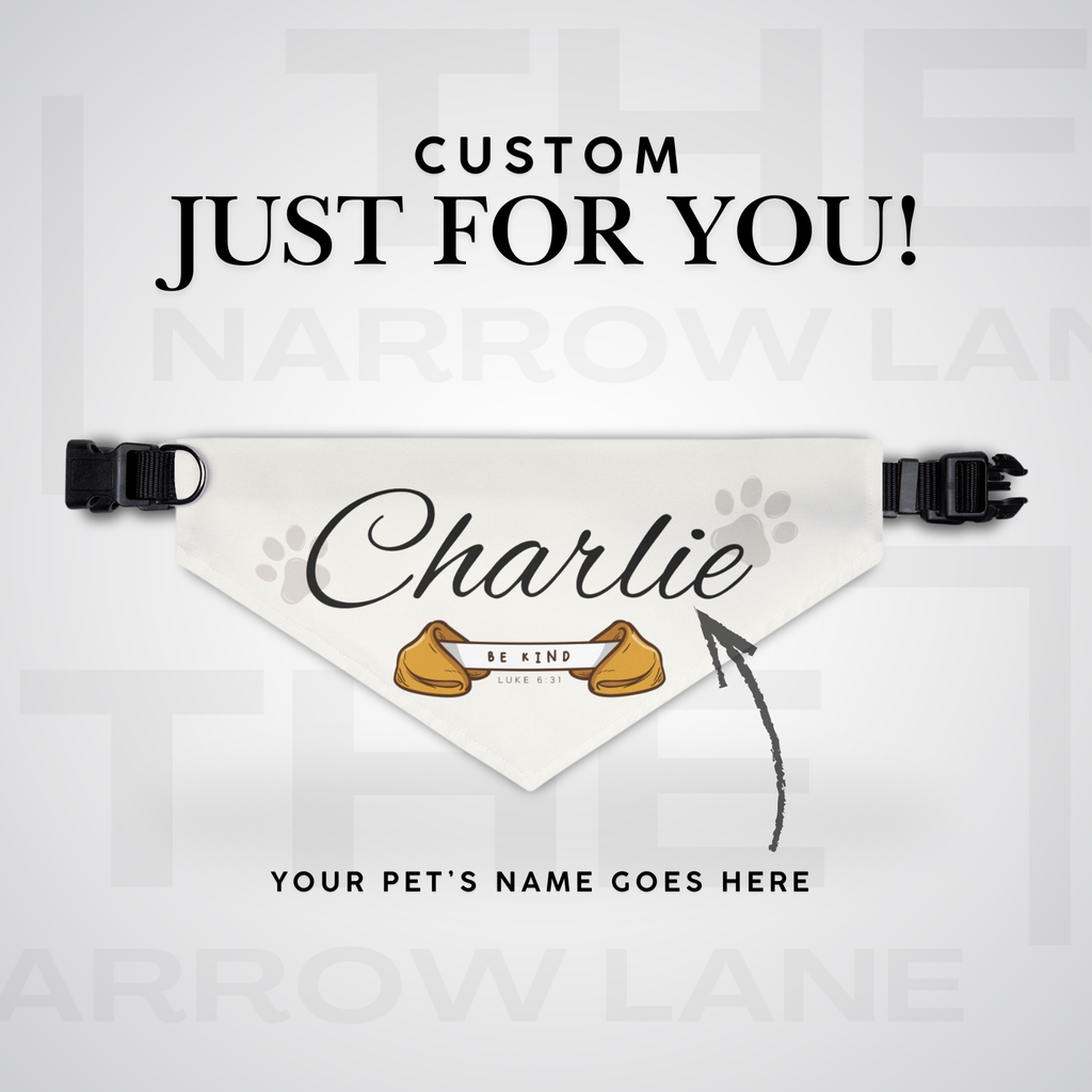 Be Kind Pet Bandana Collar | Luke 6:31