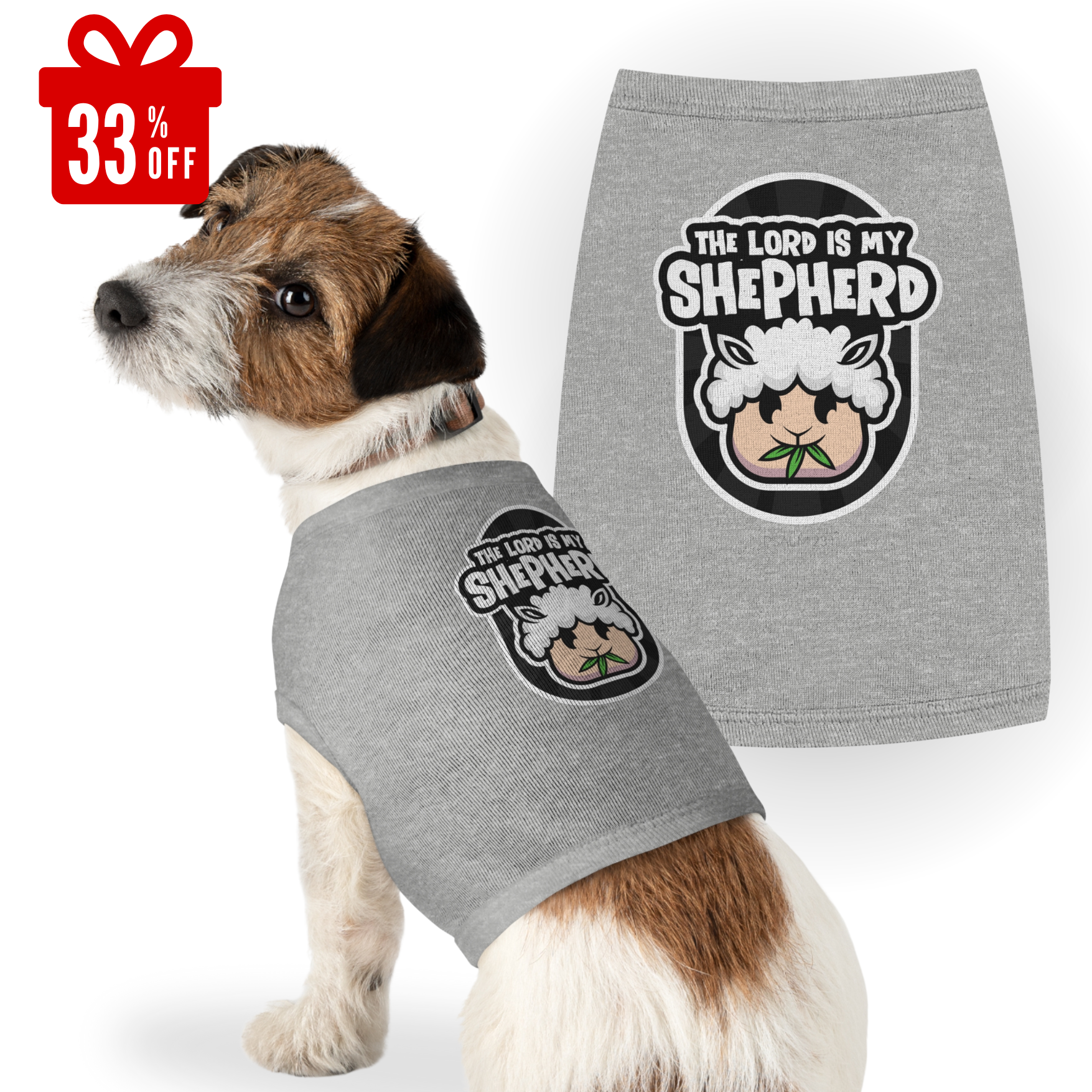 The Shepherd Pet Tank Top | Psalm 23:1