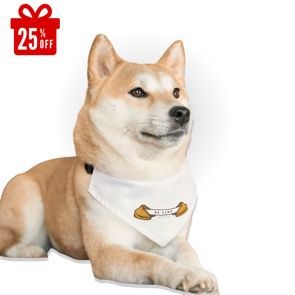 Be Kind Pet Bandana Collar | Luke 6:31