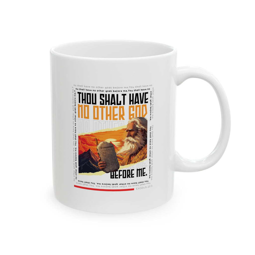 No Other God White Ceramic Mug | Personalized