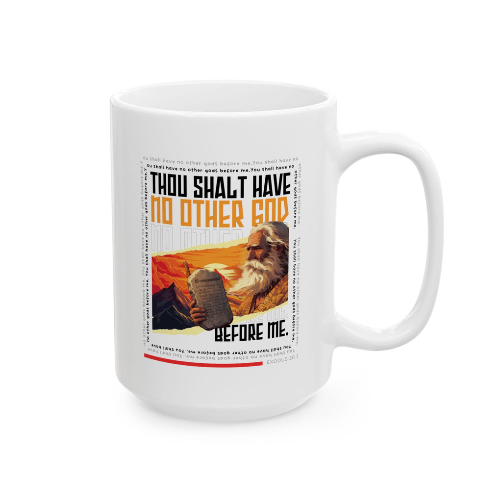 No Other God White Ceramic Mug | Personalized
