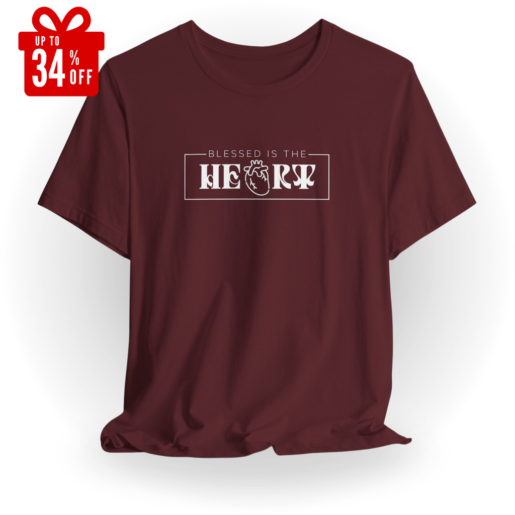 Blessed Heart Unisex Christian Graphic Tee
