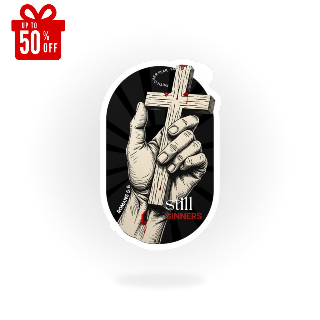 Still Sinners Kiss-Cut Vinyl Sticker