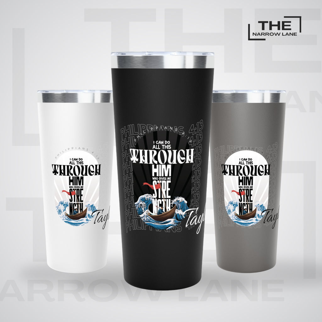 I Can Do All Things Insulated Travel Mug 22oz