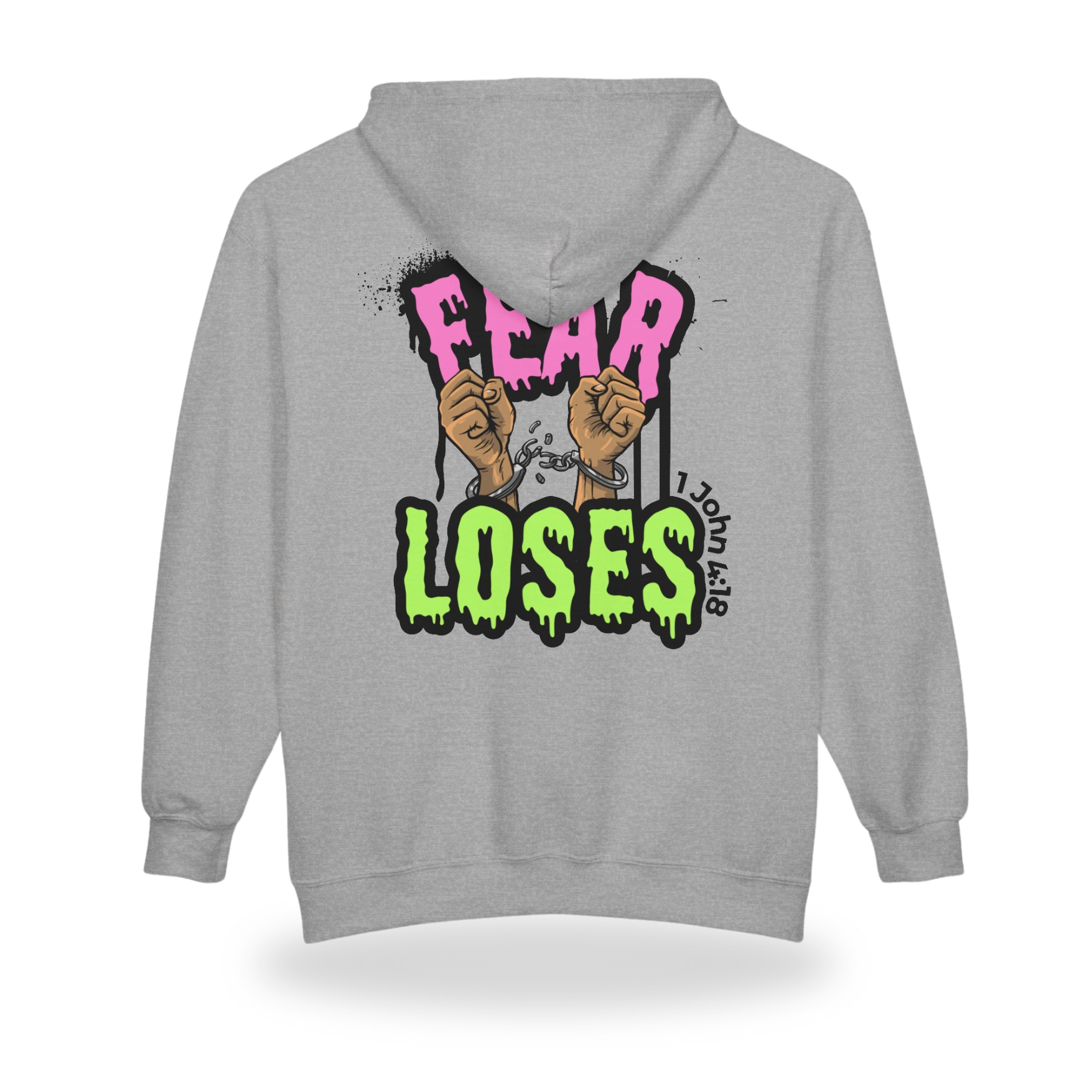 Fear Loses Full-Zip Hooded Sweatshirt