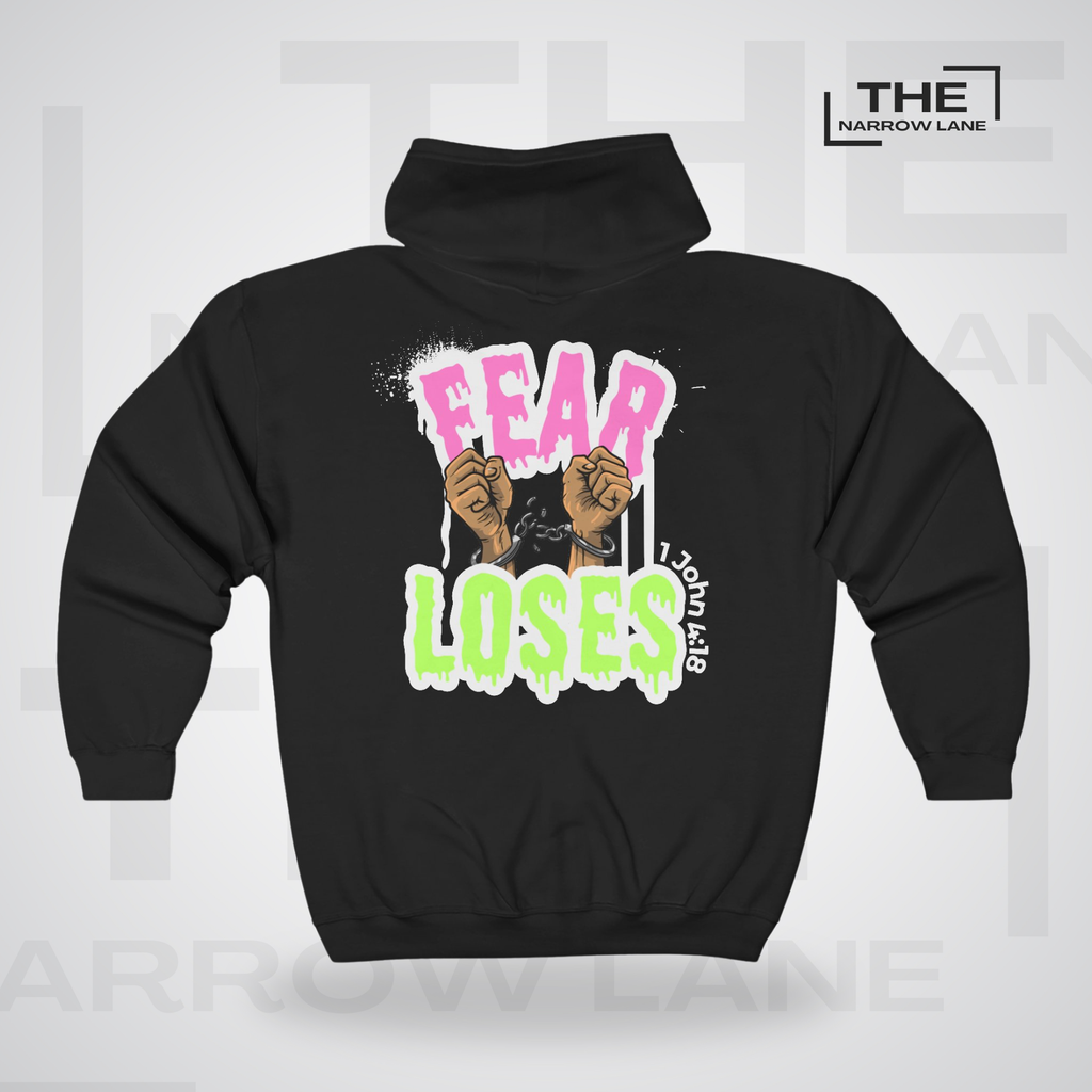 Fear Loses Full-Zip Hooded Sweatshirt