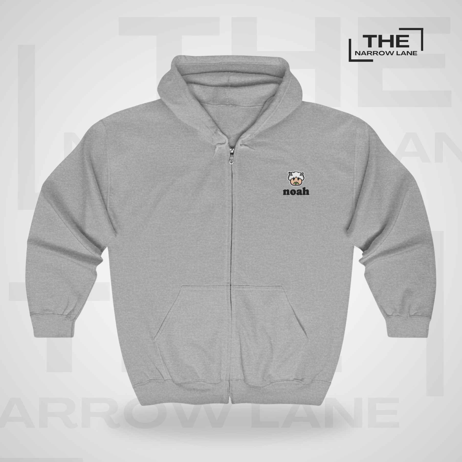 I Am Shepherd Full-Zip Hooded Sweatshirt | Personalized